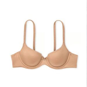 Victoria's Secret BODY BY VICTORIA Lightly-Lined Demi Bra Praline Beige 36C